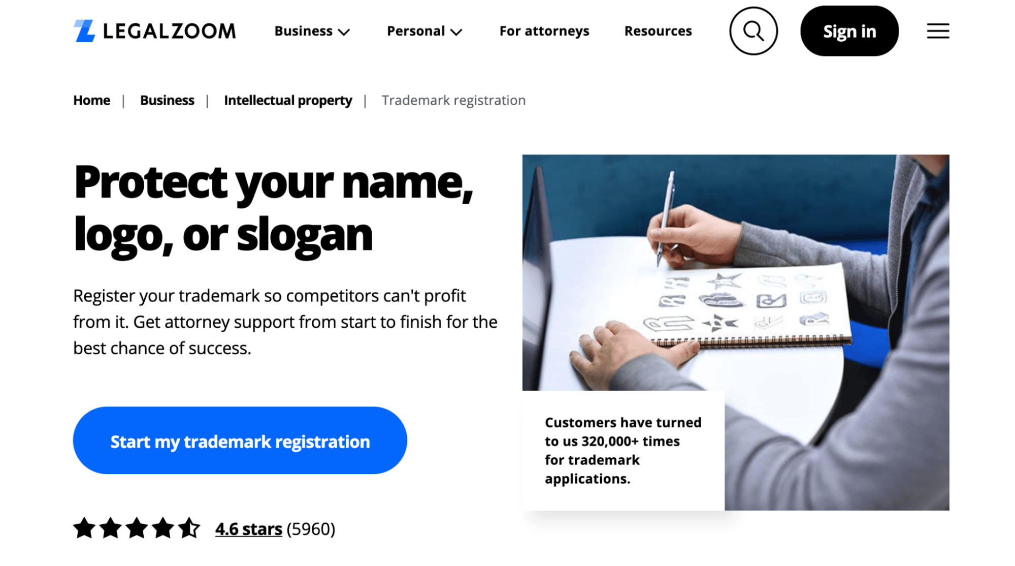 Legalzoom trademark deals